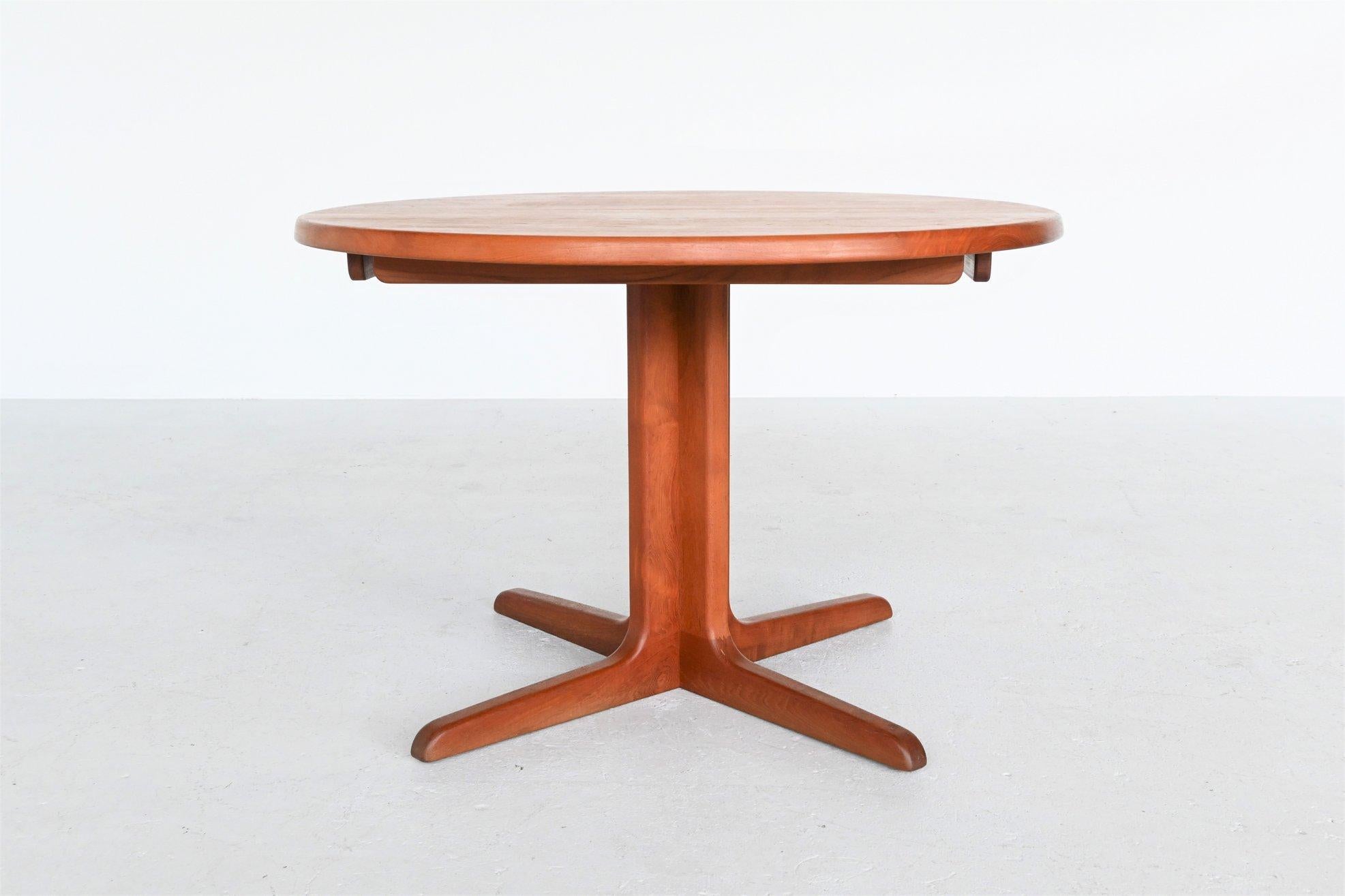 Niels Bach Extendable Teak Dining Table Randers Møbelfabrik, Denmark, 1960 2