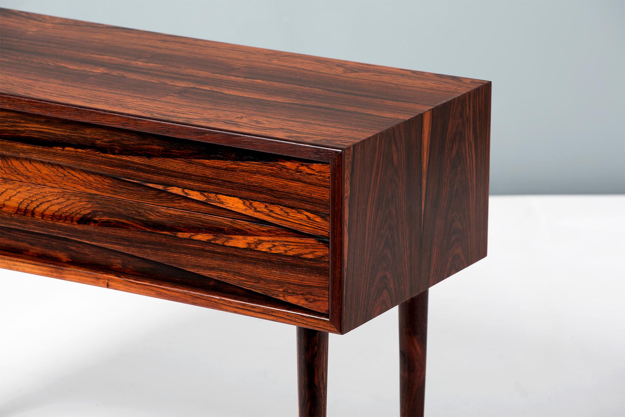 Scandinavian Modern Niels Clausen Rosewood Bedside Cabinet, circa 1960