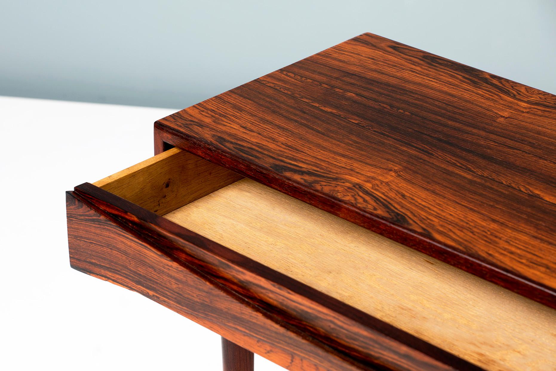 Scandinavian Niels Clausen Rosewood Bedside Cabinet, circa 1960