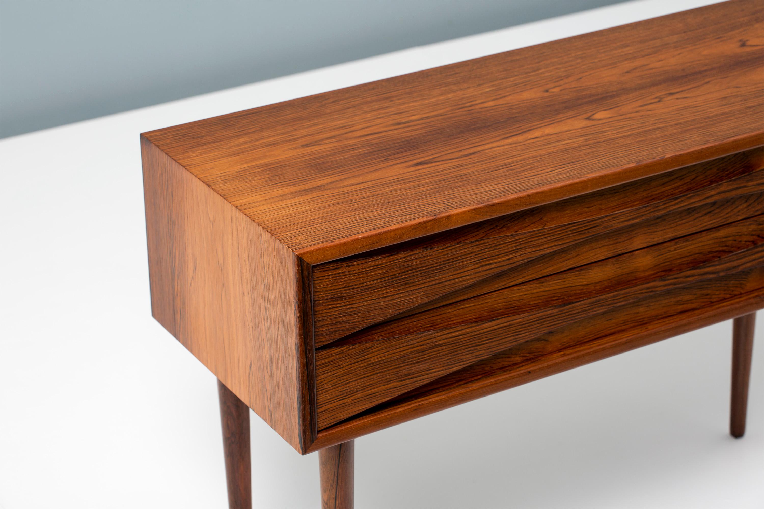 Scandinavian Niels Clausen Rosewood Bedside Cabinet, circa 1960