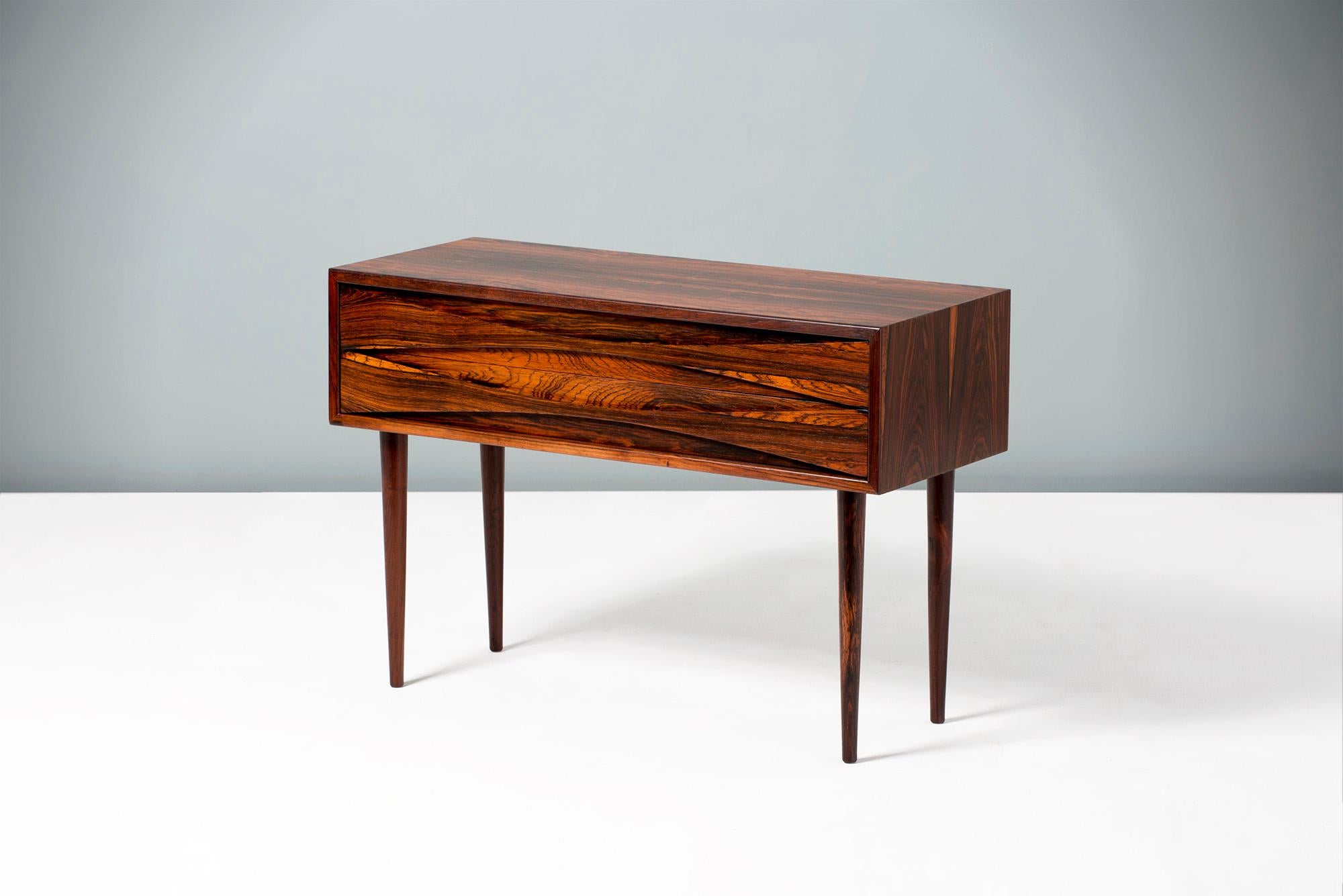 Niels Clausen Rosewood Bedside Cabinet, circa 1960 In Excellent Condition In London, England
