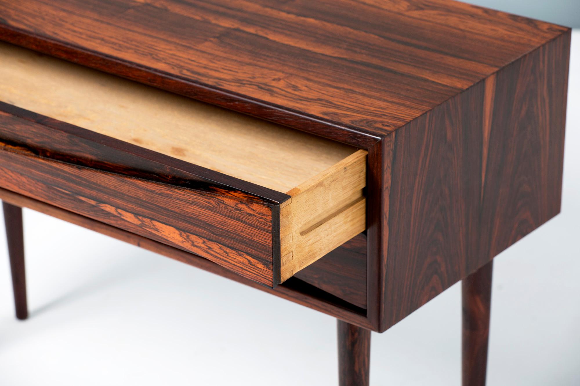 Niels Clausen Rosewood Bedside Cabinet, circa 1960 1