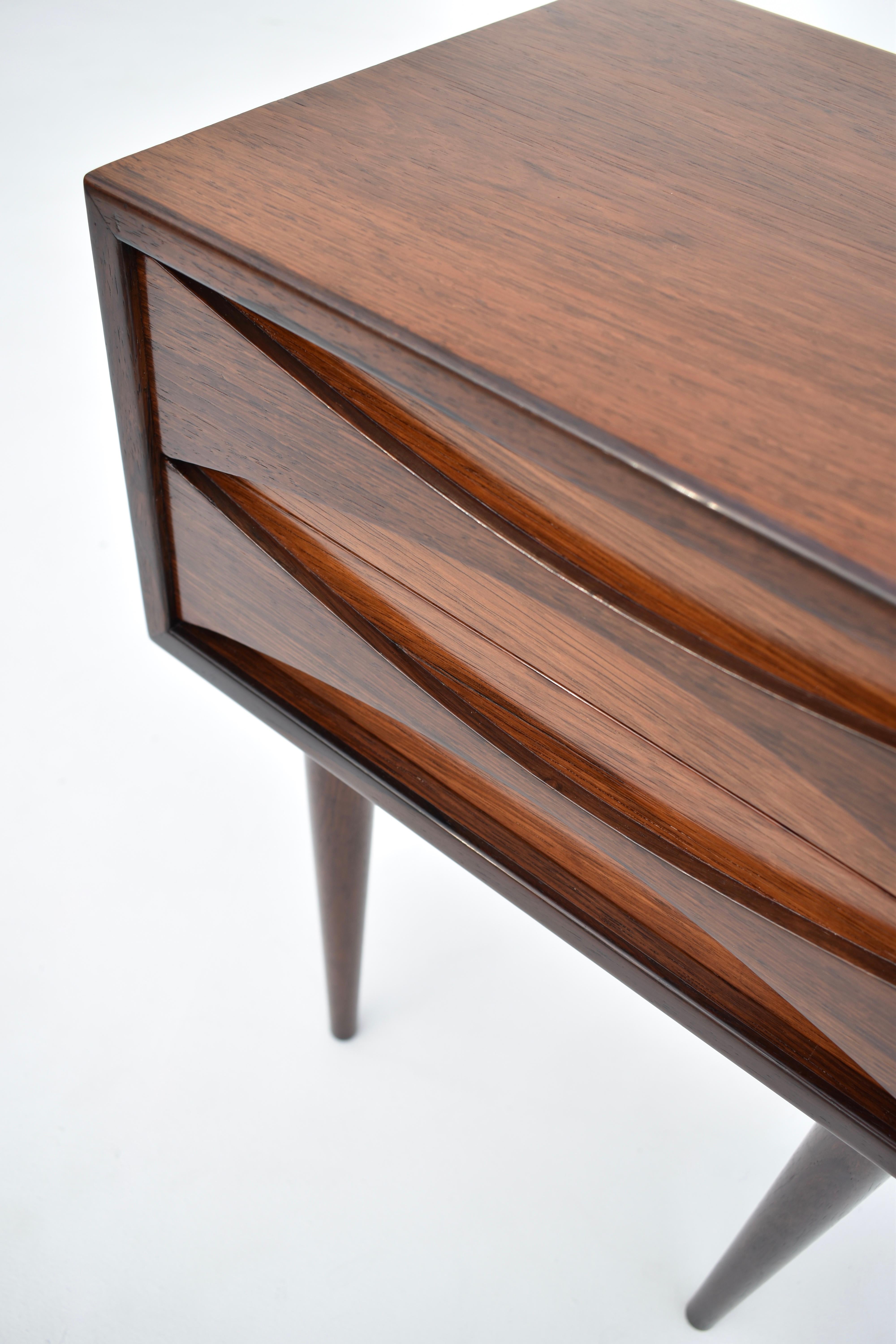 Scandinavian Modern Niels Clausen Rosewood Chest of Drawers for N.C Mobler