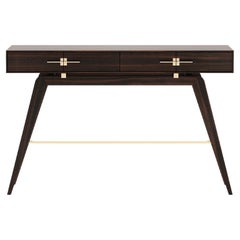 Niels Console in Wood Veneer, Portuguese 21st Century Contemporary