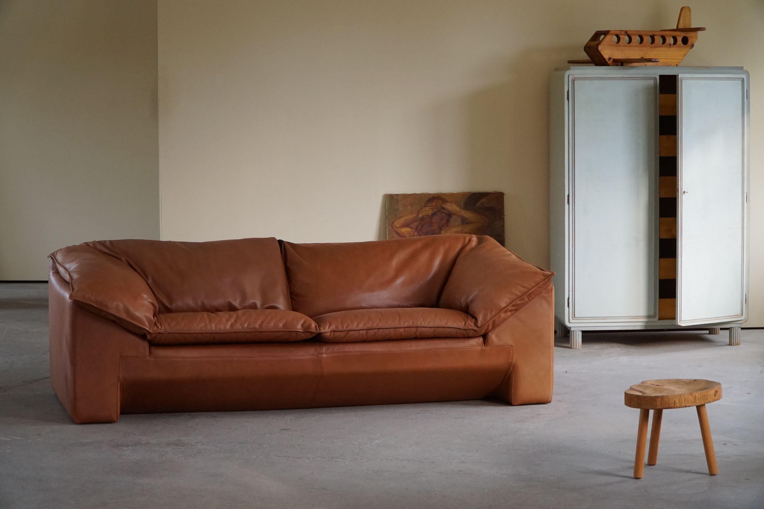 Niels Eilersen, 2,5-Fuß-Sofa, Modell „Monza“, dänisches Design, hergestellt in den 1970er Jahren im Angebot 1