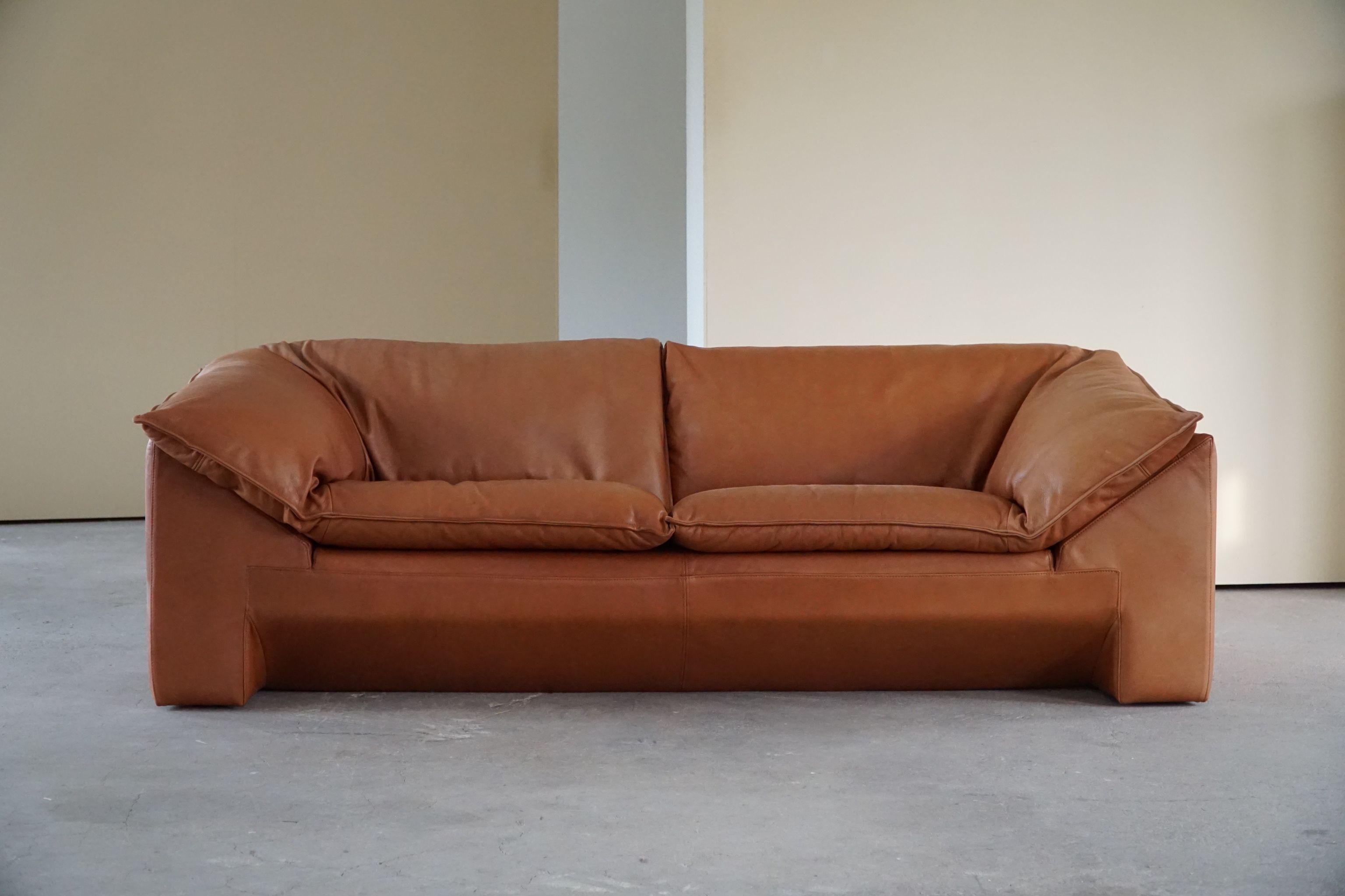 Niels Eilersen, 2,5-Fuß-Sofa, Modell „Monza“, dänisches Design, hergestellt in den 1970er Jahren im Angebot 4