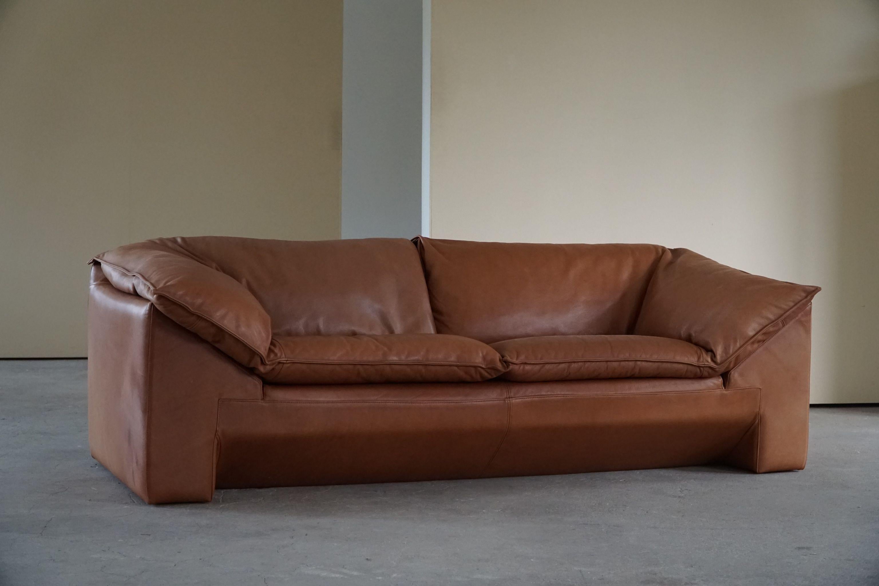 Niels Eilersen, 2,5-Fuß-Sofa, Modell „Monza“, dänisches Design, hergestellt in den 1970er Jahren im Angebot 6