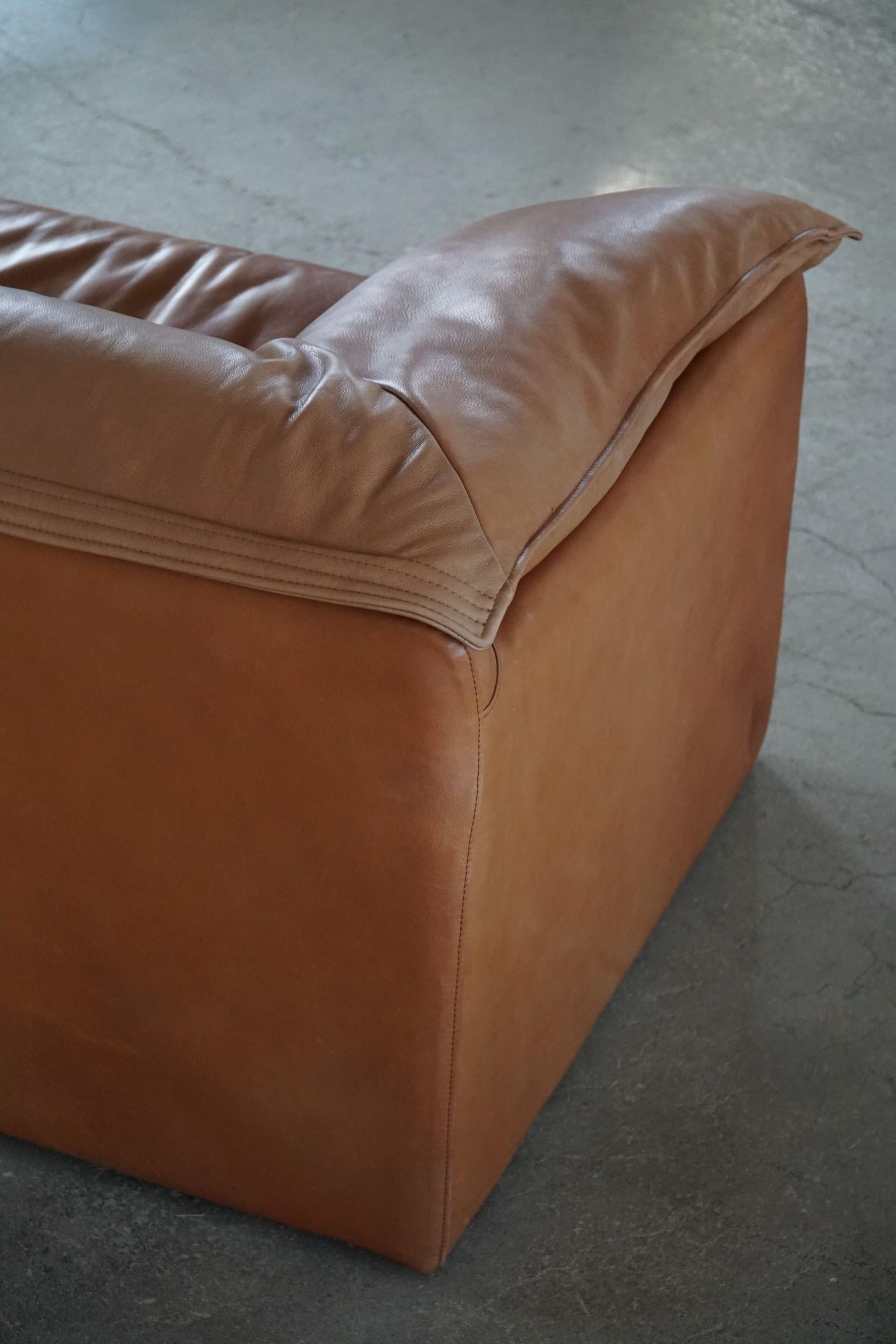Leather Niels Eilersen, 2.5 Seater Sofa, Model 