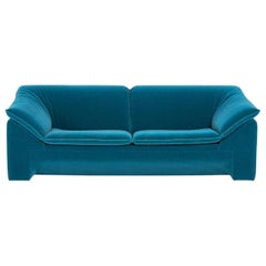 Retro Niels Eilersen "Arizona" Sofa by Jens Juul Eilersen Teal Mohair, 1970