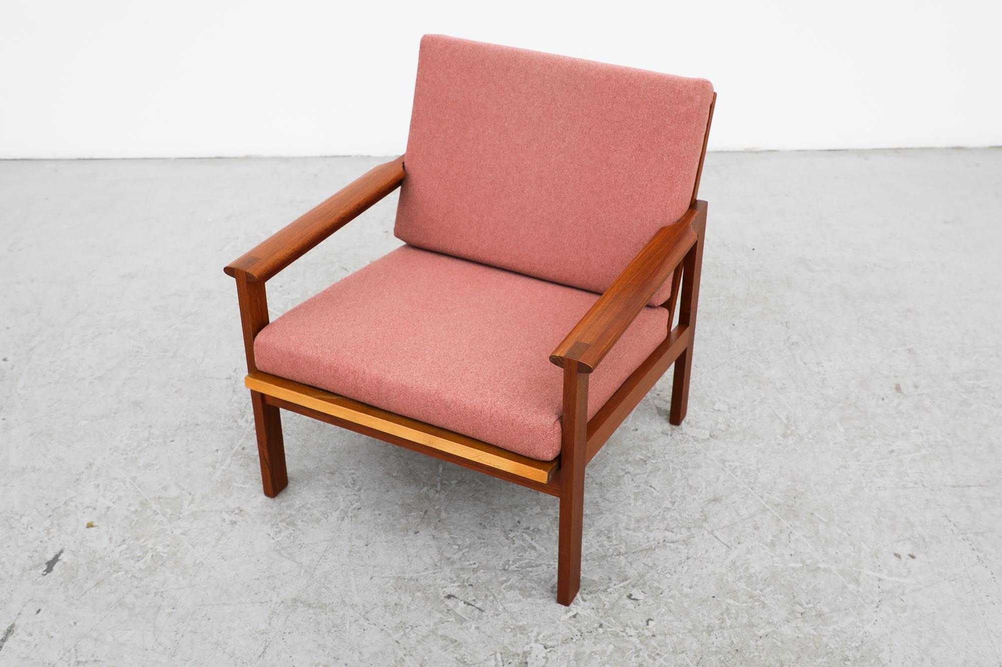 Niels Eilersen/Ilium Wikkelso Pink 'Capella' Chair, 1960's Denmark 2