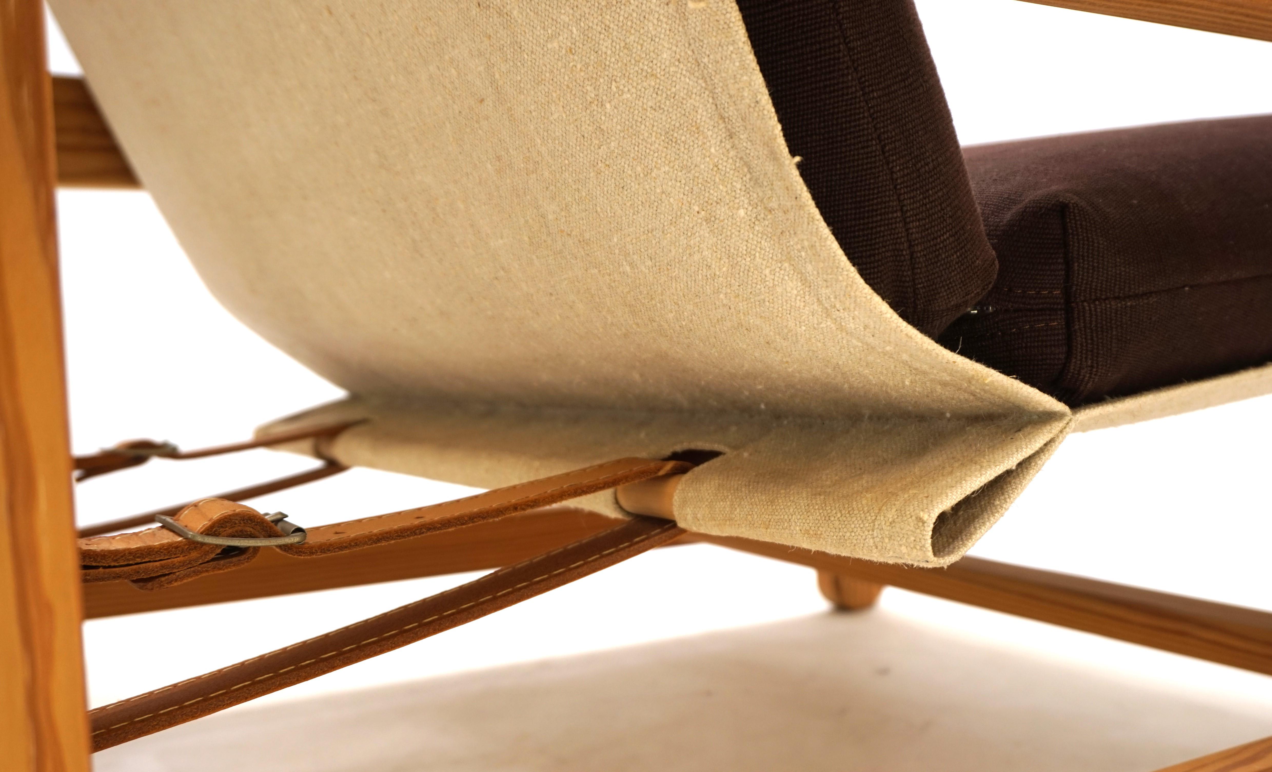 Niels Eilersen lounge chair with Ottoman by Peter Ole Schionning, 1970 For Sale 11