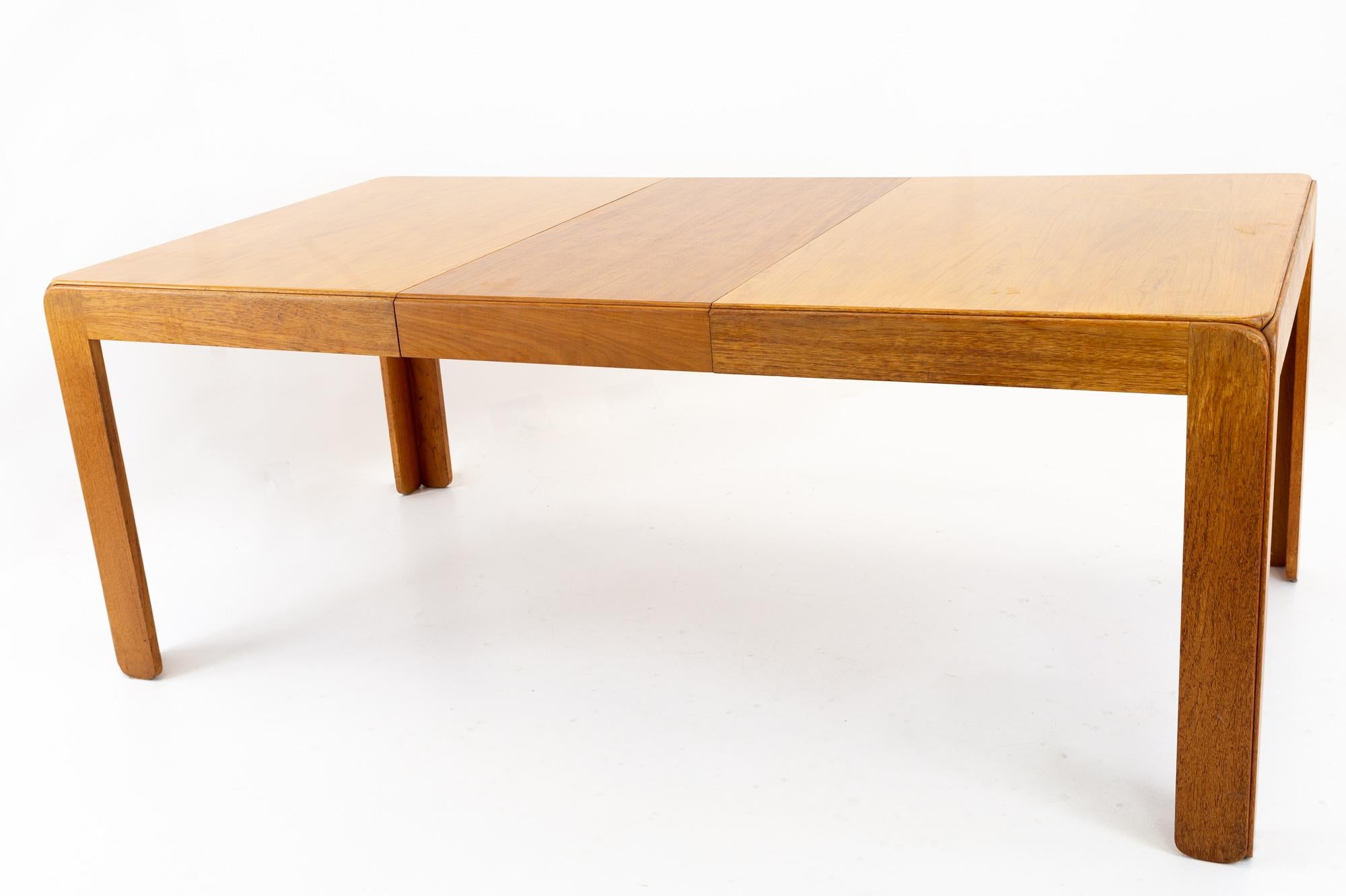 Niels Eilersen Mid Century Teak Expanding Dining Table 2