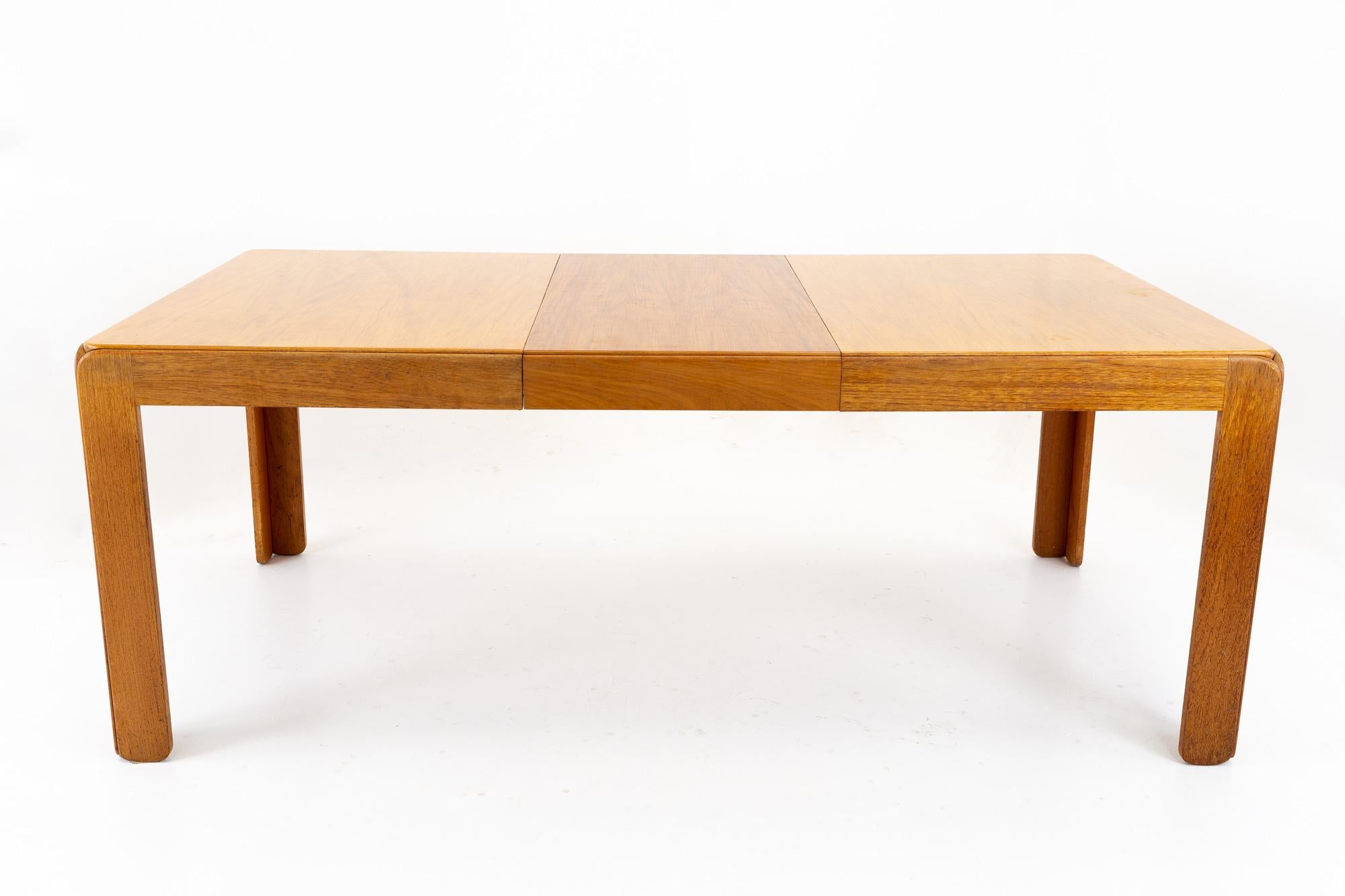 Niels Eilersen Mid Century Teak Expanding Dining Table 3