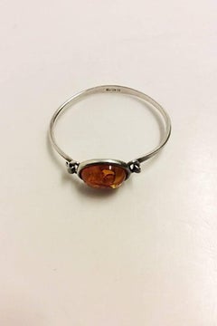Niels Erik From Sterling Silver Bracelet with Amber