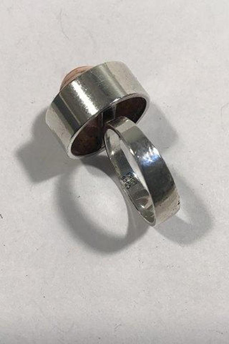 Anello moderno in argento sterling di Niels Erik From in vendita 1