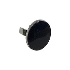 Niels Erik From Sterling Silver Ring Onyx
