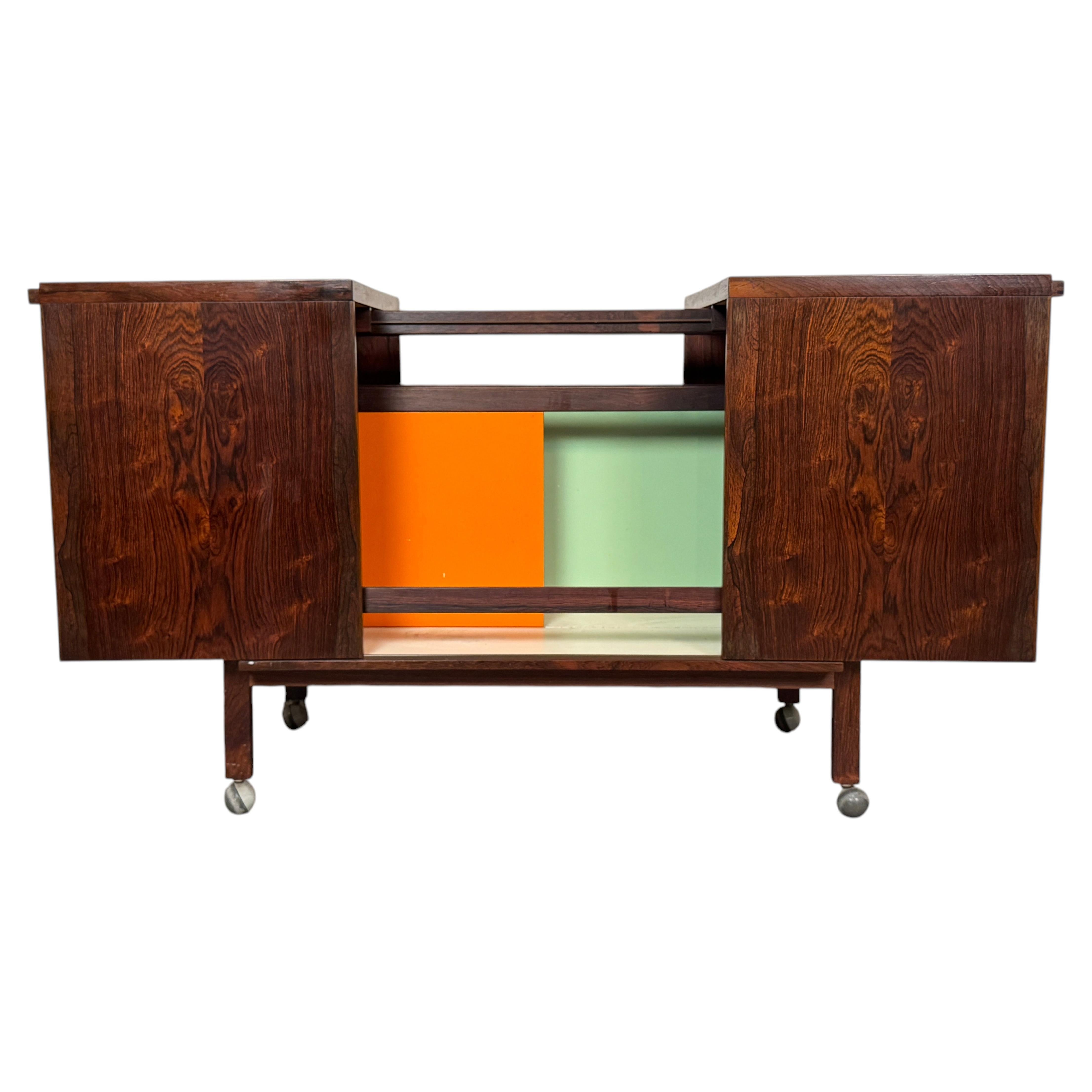 Niels Erik & Glasdam Jensen Rosewood Bar Cart