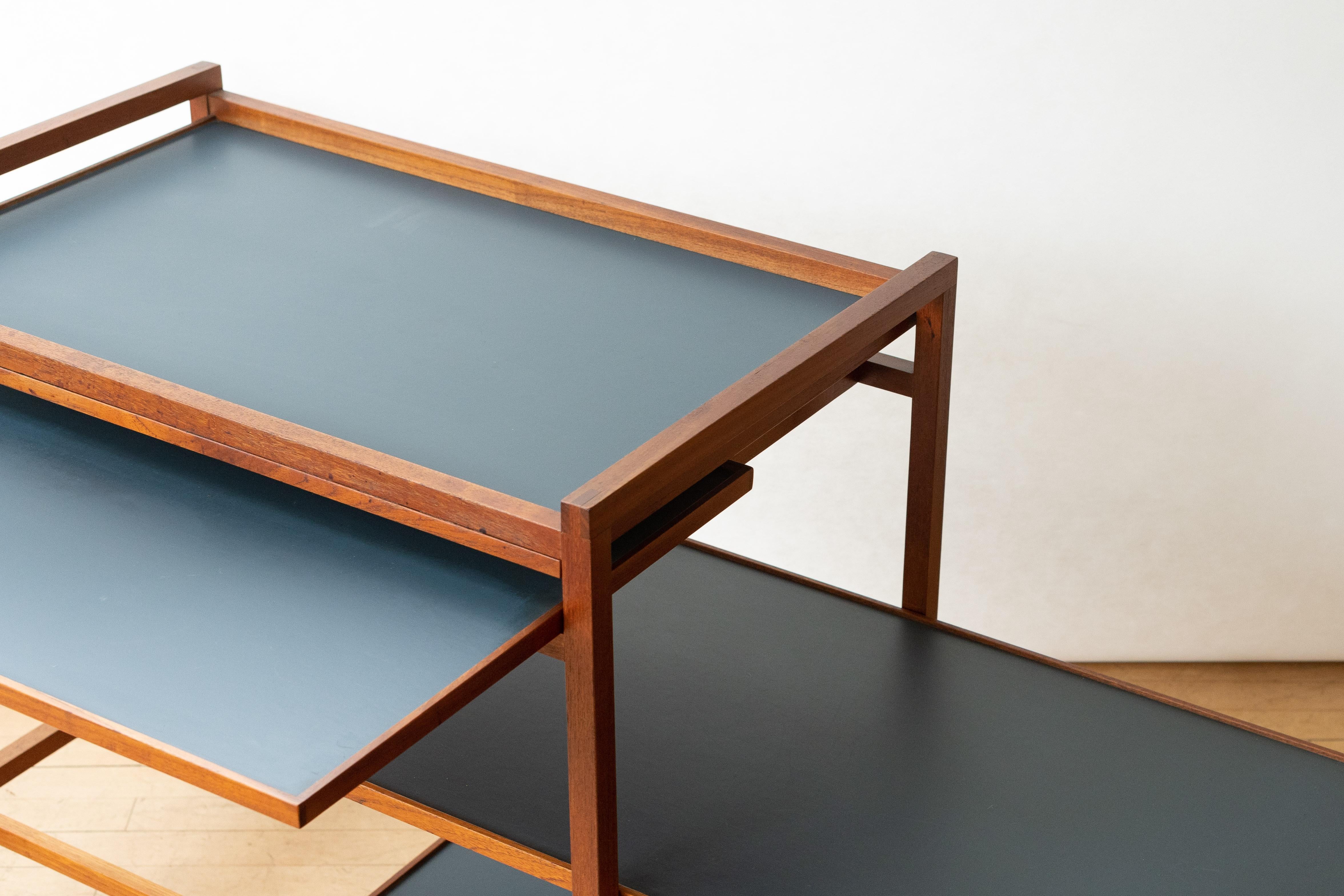 Niels Erik Glasdam Jensen Teak Bar Cart For Sale 1