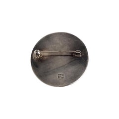 Niels Erik Ne from Denmark Sterling Silver Round Circle Pin