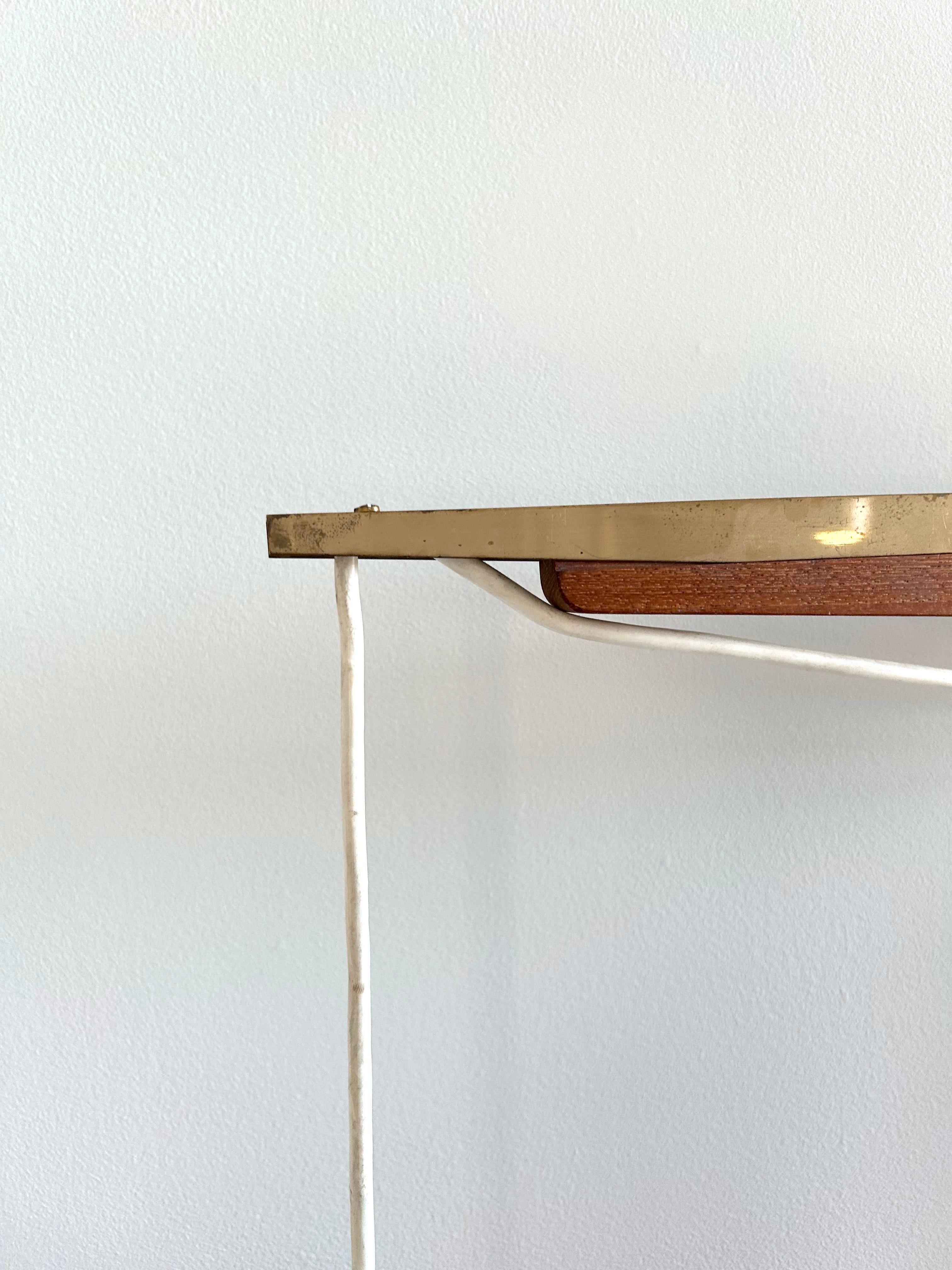 I.C.A. Jensen e Hans Jensen, Lampada a parete a sospensione geometrica rossa, Danimarca anni '60 in vendita 5