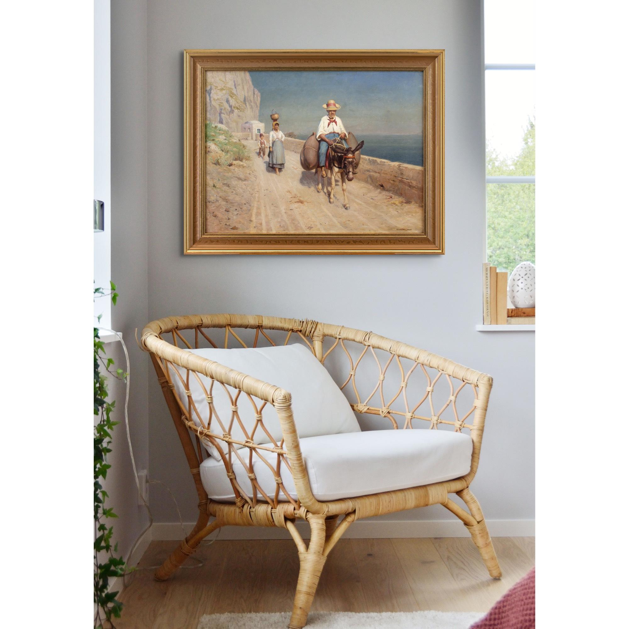 Niels Frederik Schiøttz-Jensen, Reisende Familie, Capri im Angebot 2