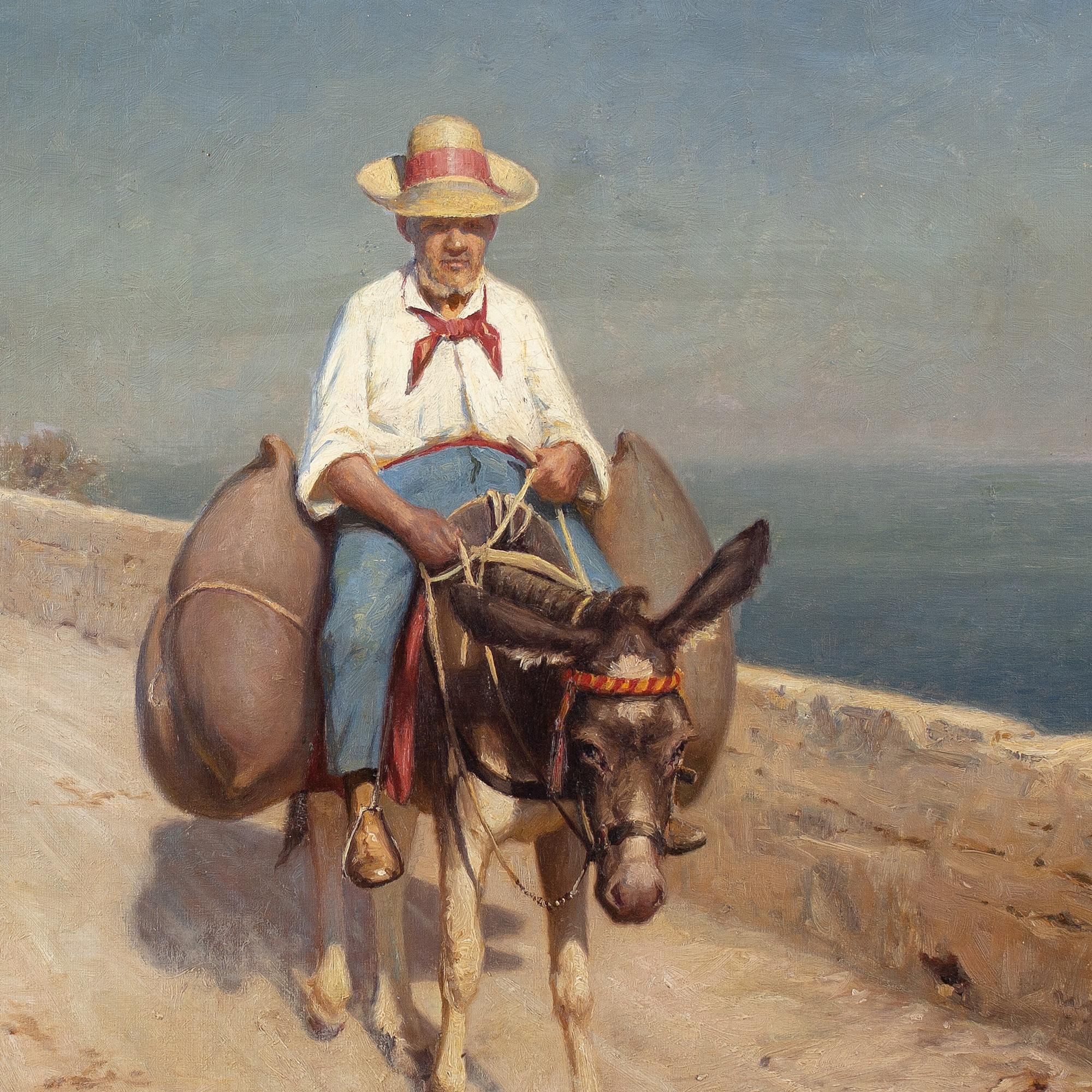 Niels Frederik Schiøttz-Jensen, Reisende Familie, Capri im Angebot 5