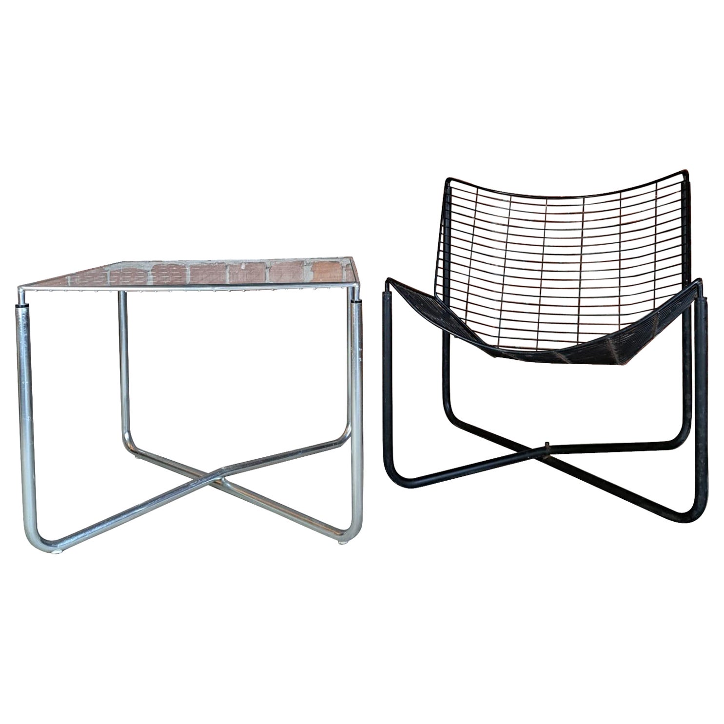 Niels Gammelgaard, an Ikea �“Jarpen” Armchair and Table, Sweden, 1960