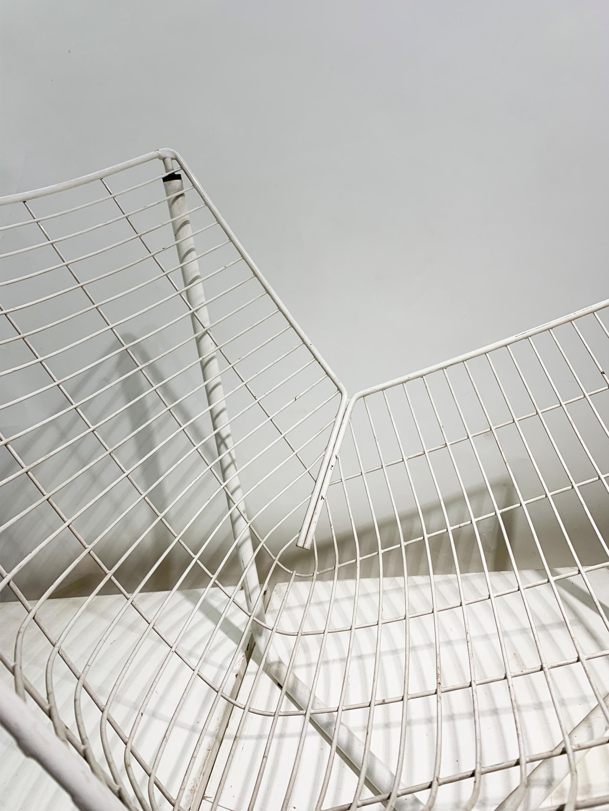 Niels Gammelgaard JÄRPEN Easy Chair für IKEA, Weißer pulverbeschichteter Stahl, 1983 im Angebot 4