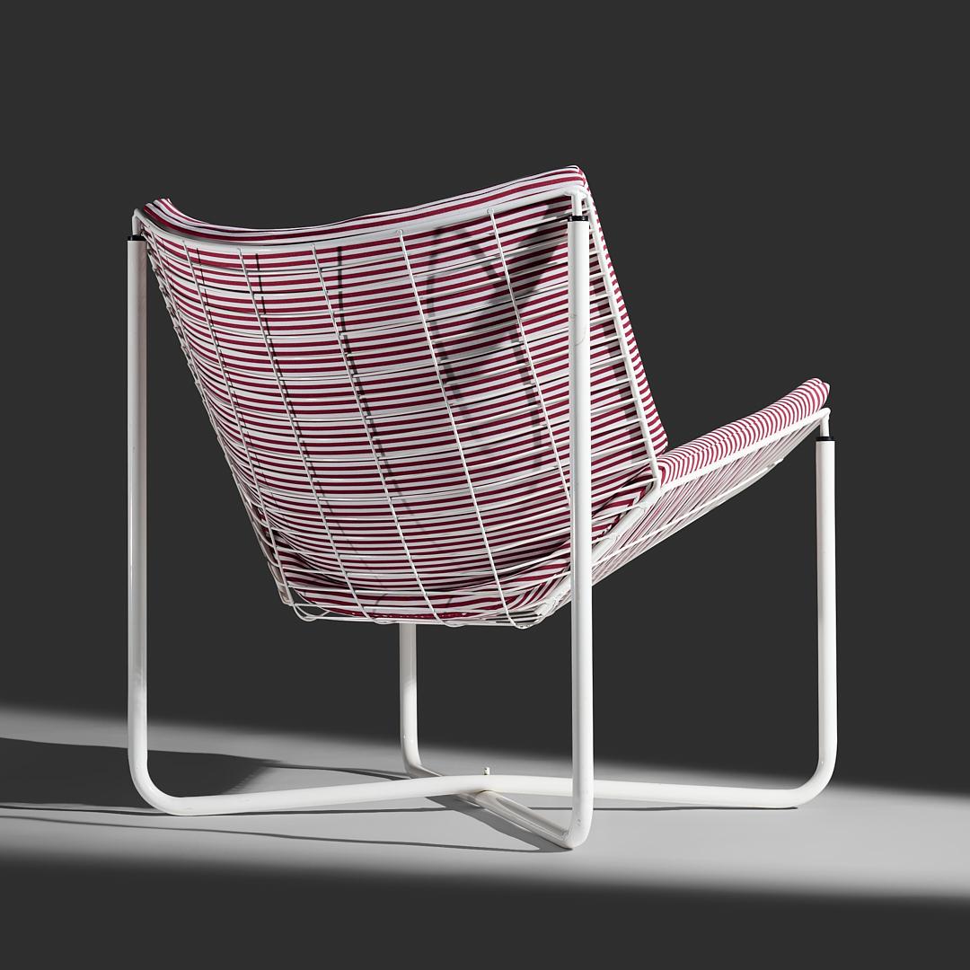 Niels Gammelgaard Jarpen-Draht-Loungesessel für Ikea, 1983 (Schwedisch) im Angebot
