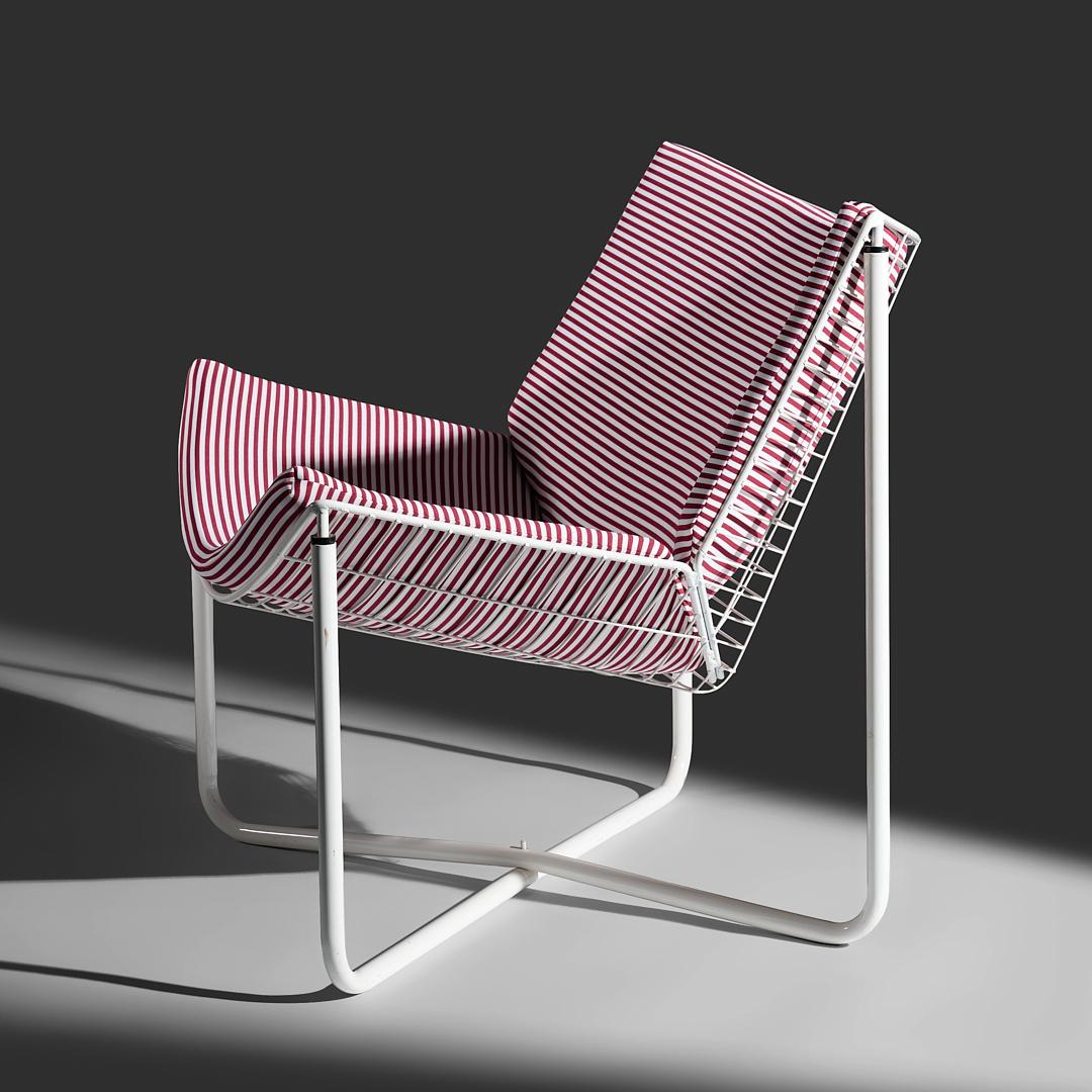 Niels Gammelgaard Jarpen-Draht-Loungesessel für Ikea, 1983 (Ende des 20. Jahrhunderts) im Angebot