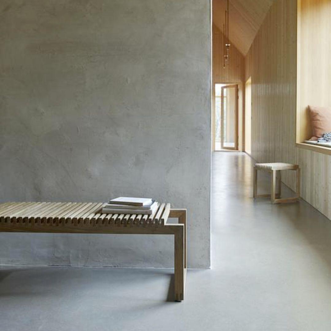 Niels Hvass Outdoor 'Cutter' Bench in Black Stained Oak for Skagerak For Sale 4