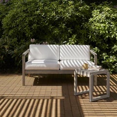 Tabouret d'extérieur « Cutter » de Niels Hvass en teck certifié FSC pour Skagerak