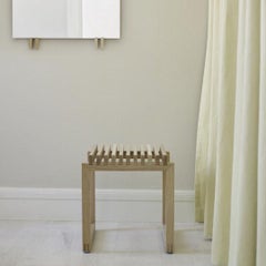 Tabouret d'extérieur « Cutter » en chêne naturel de Niels Hvass pour Skagerak