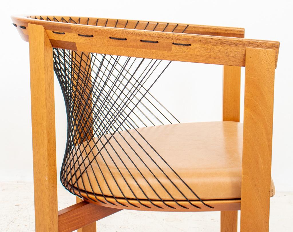Contemporary Niels Jorgen Haugesen for Tranekaer String Chair, Set of 4