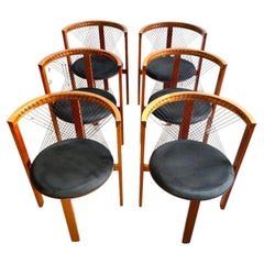 Niels Jorgen String Esszimmerstühle 6er Set Dänisch Modern