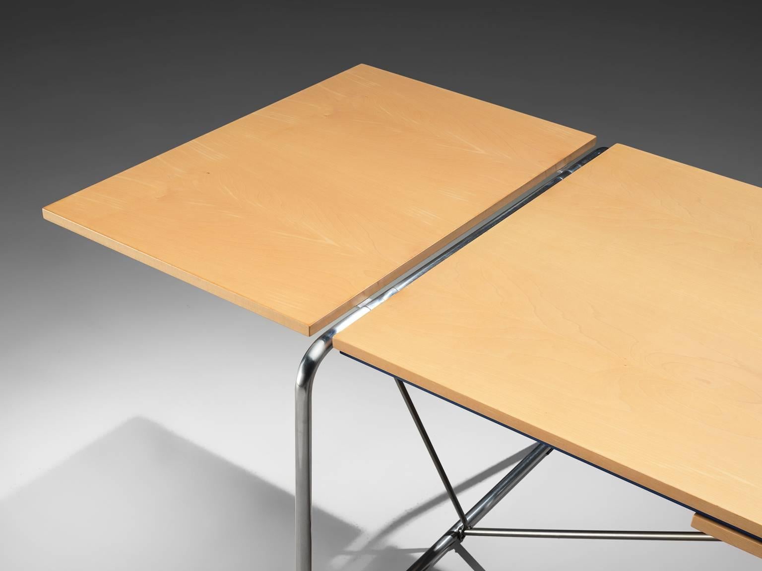 Niels Jørgen for Fritz Hansen 'Haugesen' Maple Table In Good Condition In Waalwijk, NL