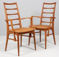 Sillón Niels Koefoed, Modelo "Lis", roble, años 60