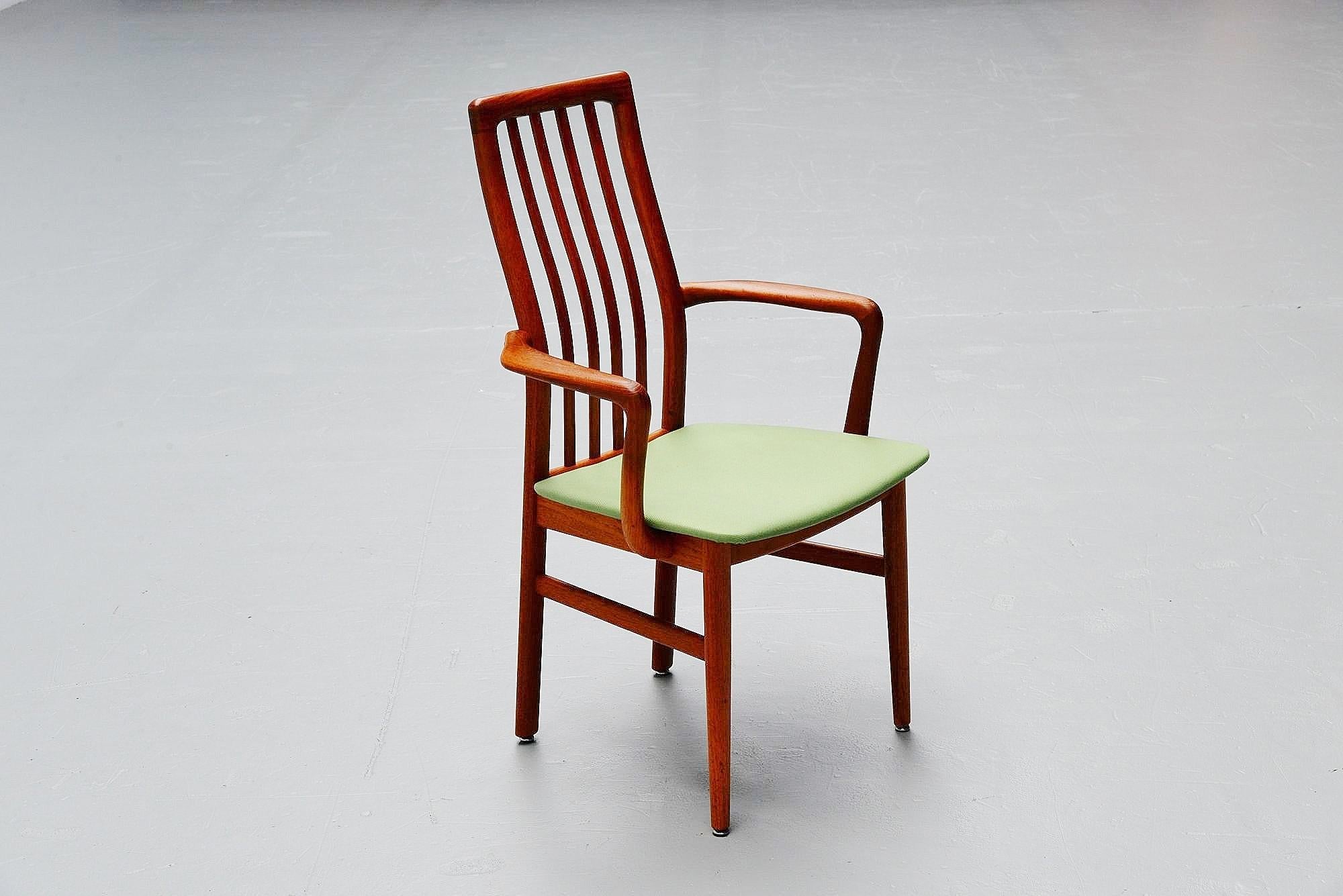 Upholstery Niels Koefoed Armchairs, Denmark, 1960