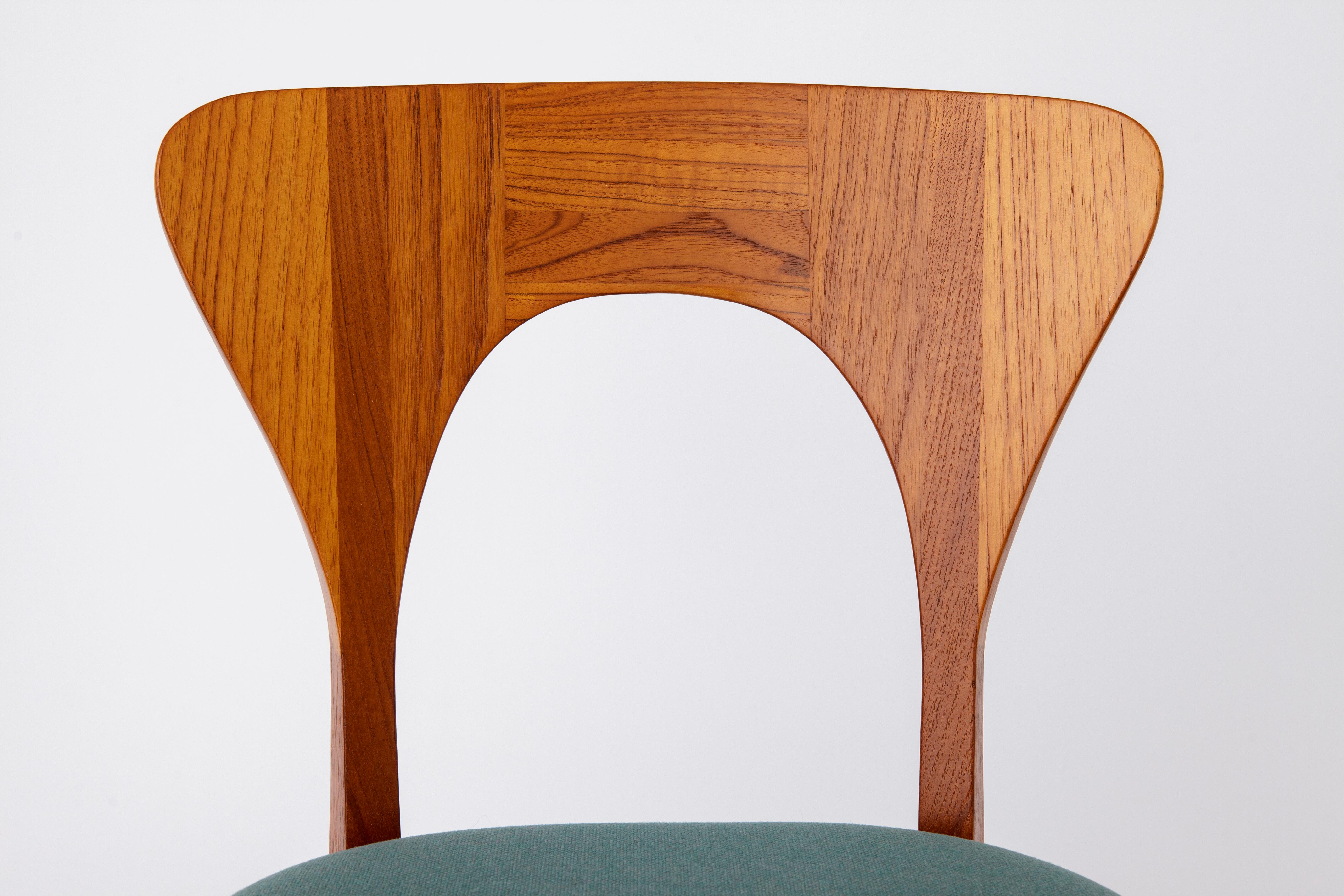 Mid-Century Modern Niels Koefoed chair 1960s, model Peter, Teak, Vintage