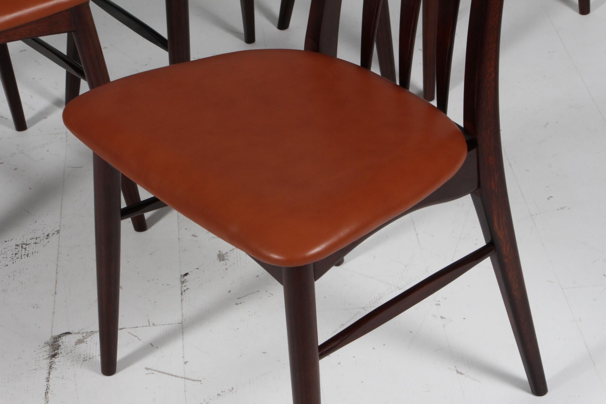 Mid-20th Century Niels Koefoed Dining Chairs, Model 