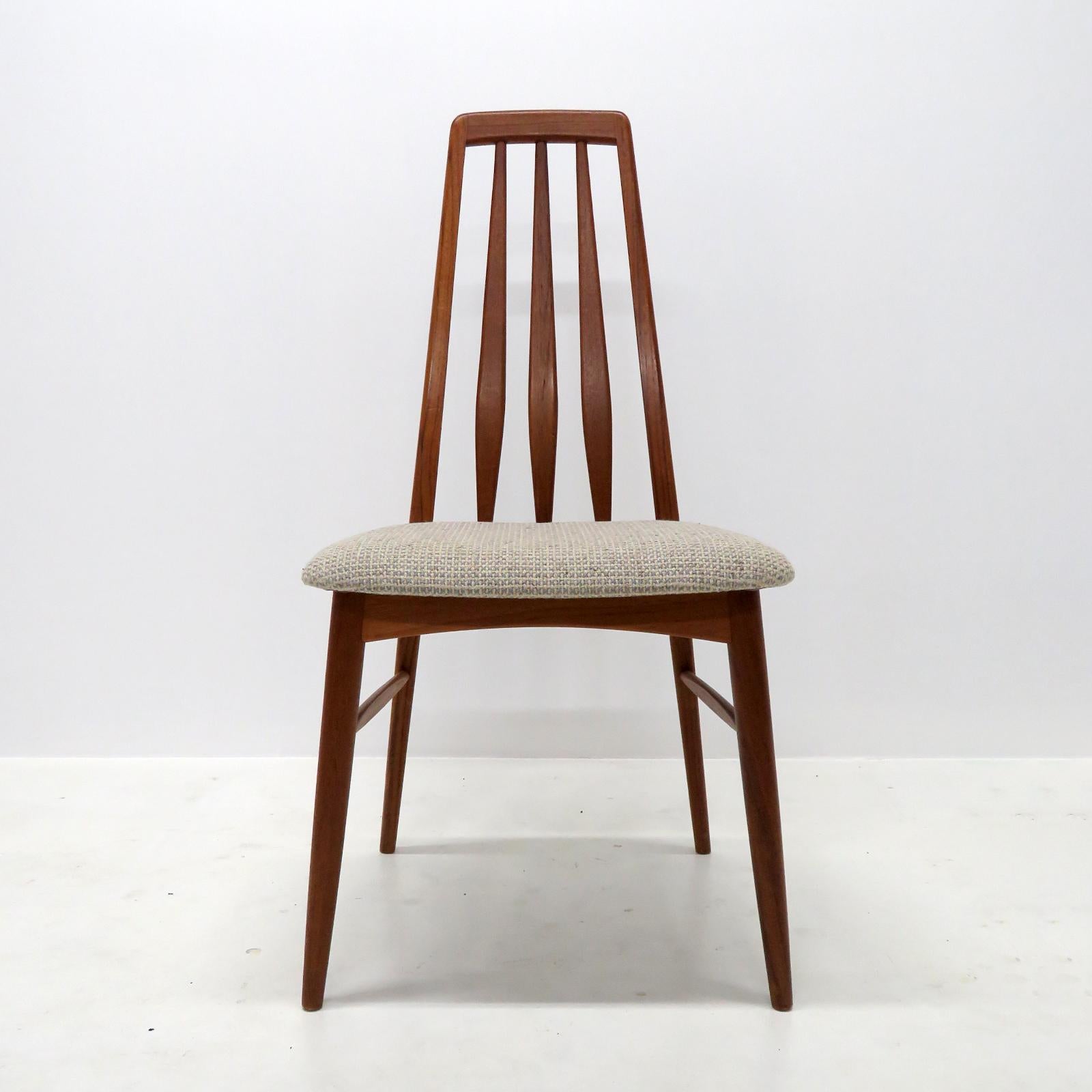 Scandinavian Modern Niels Koefoed 'Eva' Dining Chairs, 1960 For Sale