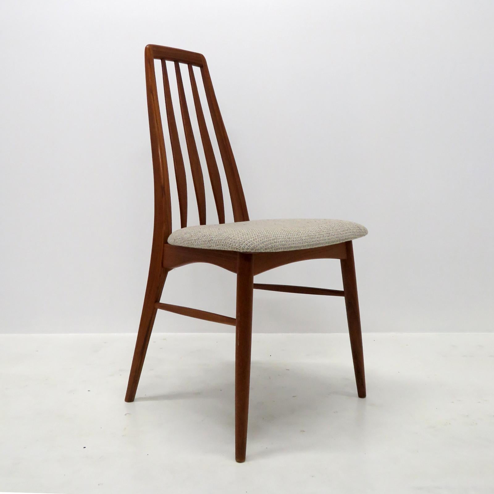 Danish Niels Koefoed 'Eva' Dining Chairs, 1960 For Sale