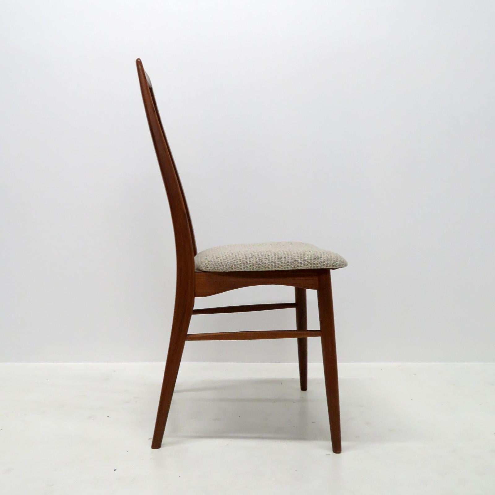 Sedie da pranzo 'Eva' di Niels Koefoed, 1960 In condizioni buone in vendita a Los Angeles, CA