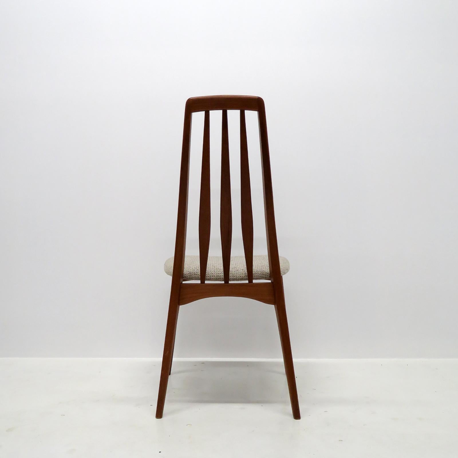 Wool Niels Koefoed 'Eva' Dining Chairs, 1960 For Sale