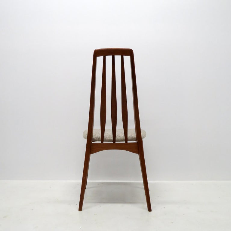 Wool Niels Koefoed 'Eva' Dining Chairs, 1960 For Sale