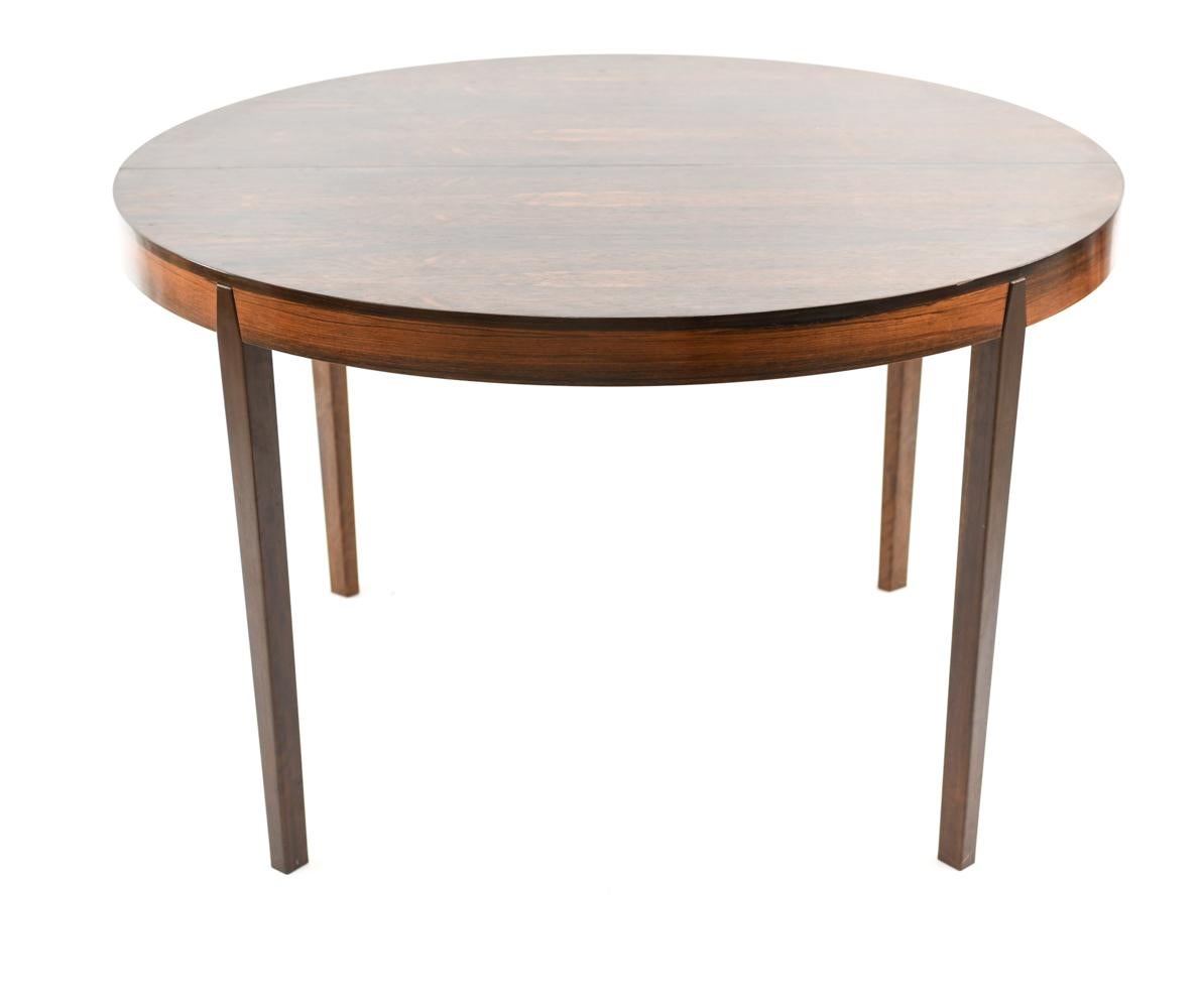 Mid-Century Modern Niels Koefoed for Hornslet Mobler Rosewood Dining Table