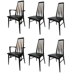 Niels Koefoed for Koefoed Hornslet Set of Six Rosewood Chairs