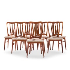 Niels Koefoed for Koefoeds Hornslet Ingrid Mid Century Dining Chairs - Set of 6