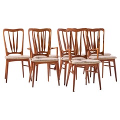 Niels Koefoed for Koefoeds Hornslet Ingrid Mid Century Dining Chairs - Set of 6