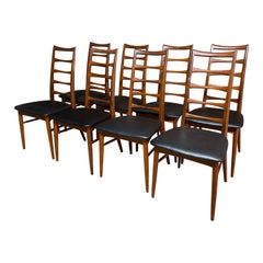 Niels Koefoed for Koefoeds Hornslet Lis Dining Chairs, Set of Eight